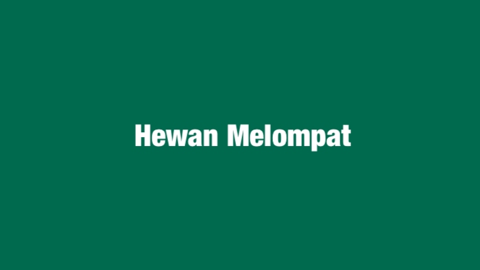 Hewan Melompat