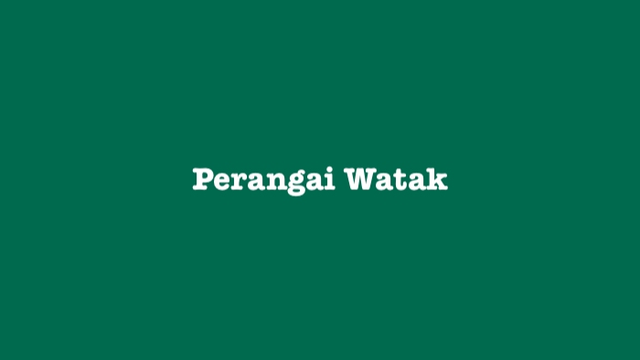 Perangai Watak