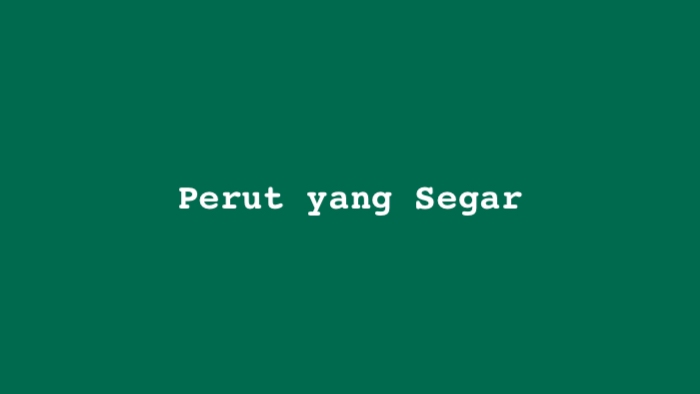 Perut yang Segar