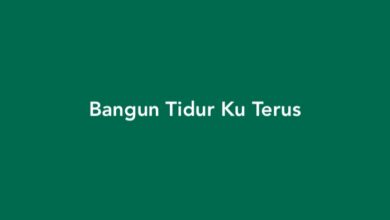 Bangun Tidur Ku Terus