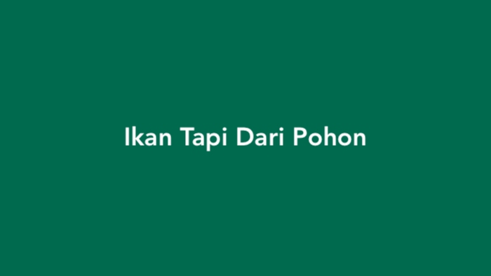 Ikan Tapi Dari Pohon