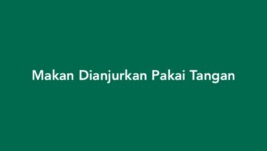 Makan Dianjurkan Pakai Tangan