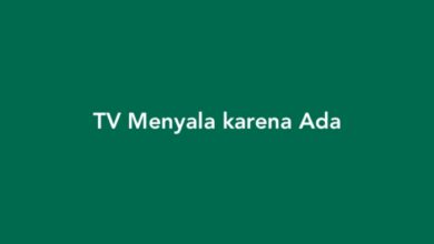 TV Menyala karena Ada