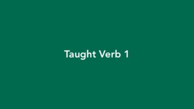 Taught Verb 1