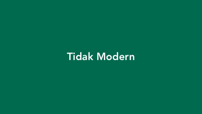 Tidak Modern TTS