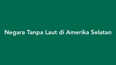 Negara Tanpa Laut di Amerika Selatan