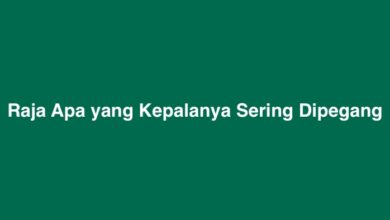 Raja Apa yang Kepalanya Sering Dipegang