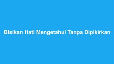 Bisikan Hati Mengetahui Tanpa Dipikirkan