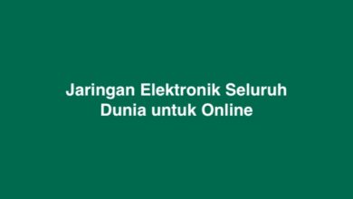 Jaringan Elektronik Seluruh Dunia untuk Online