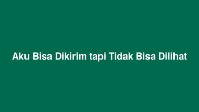 Aku Bisa Dikirim tapi Tidak Bisa Dilihat