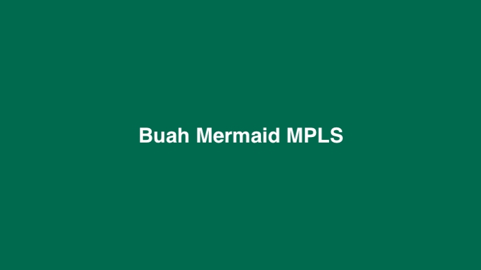 Buah Mermaid MPLS