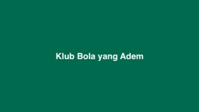 Klub Bola yang Adem