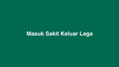 Masuk Sakit Keluar Lega