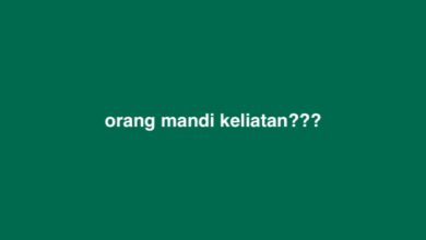 orang mandi keliatan