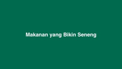 Makanan yang Bikin Seneng