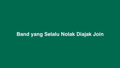 Band yang Selalu Nolak Diajak Join