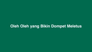 Oleh Oleh yang Bikin Dompet Meletus