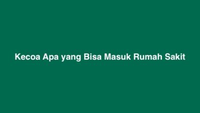 Kecoa Apa yang Bisa Masuk Rumah Sakit