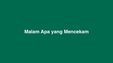 Malam Apa yang Mencekam