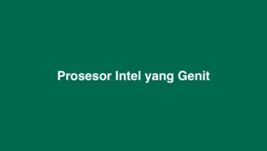 Prosesor Intel yang Genit