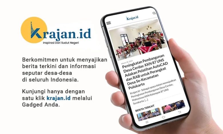 Manfaatkan Portal Media Online Krajan untuk Berbagi Informasi Seputar Desa