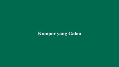 Kompor yang Galau